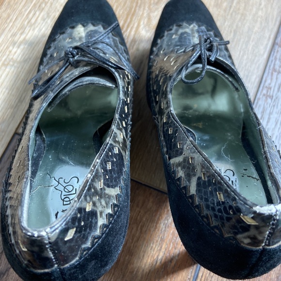 Carlos Santana Daring Platform Heels Size 6 - Picture 8 of 14